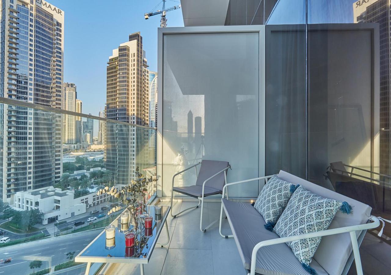 Luxury Studios With Burj Khalifa Or Canal View In Downtown - Marquise Square Tower Dubai Exterior photo