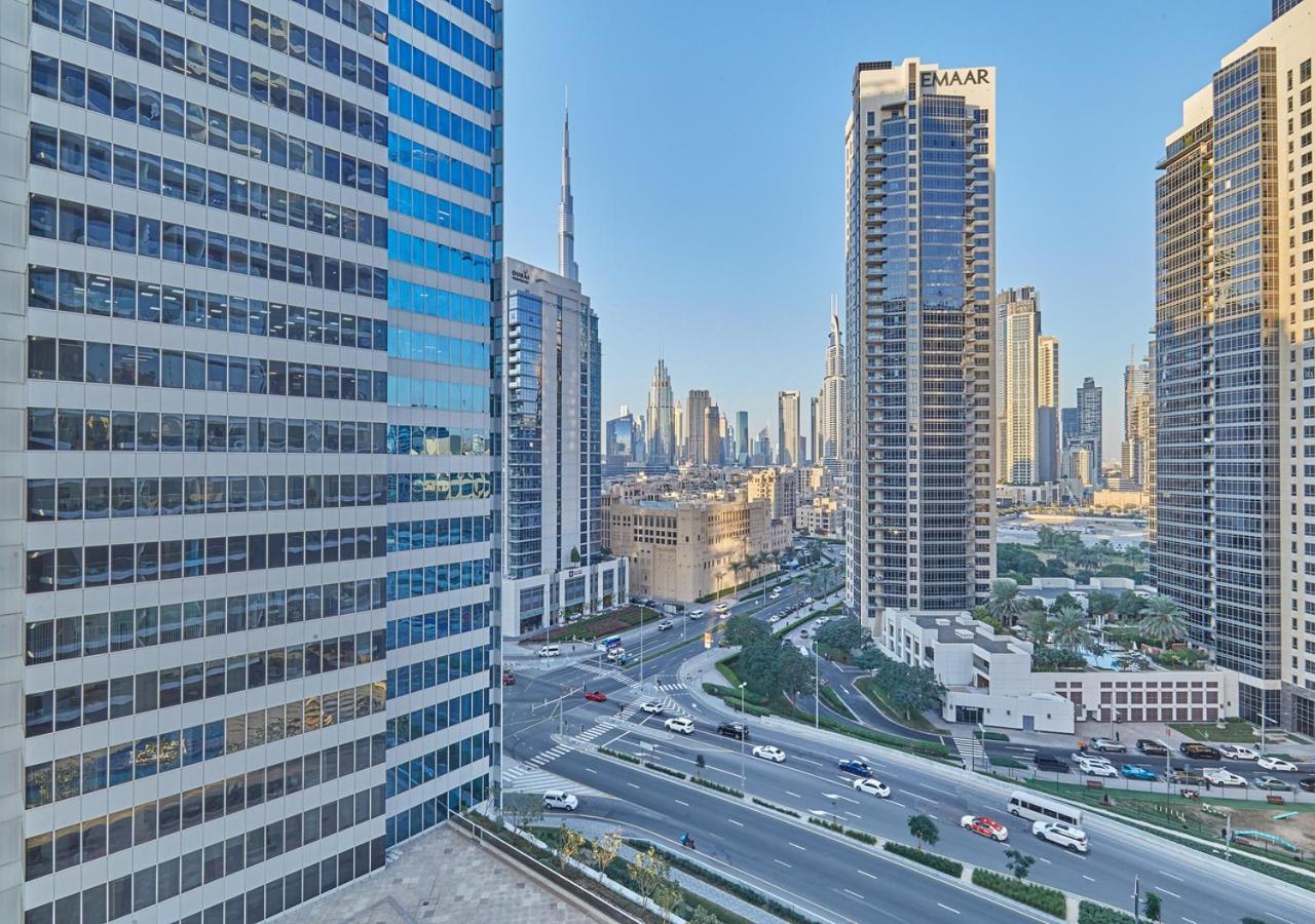 Luxury Studios With Burj Khalifa Or Canal View In Downtown - Marquise Square Tower Dubai Exterior photo